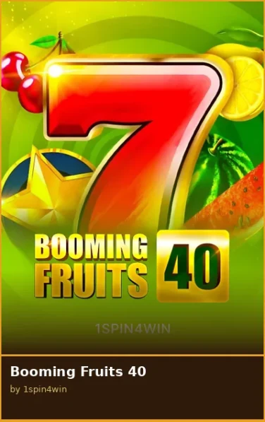 Booming Fruits 40