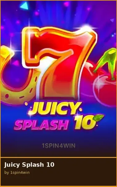 Juicy Splash 10