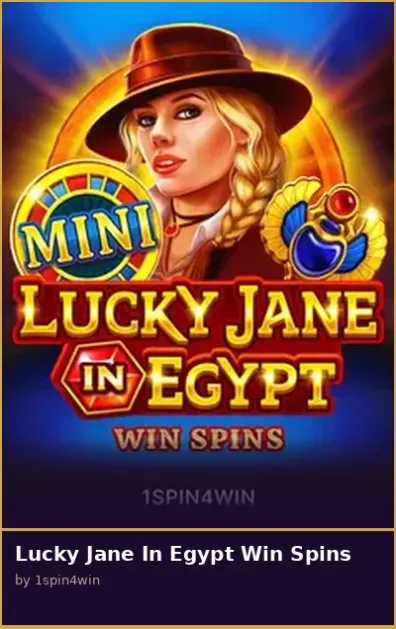 Lucky Jane In Egypt Win Spins