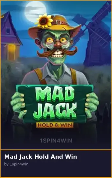 Mad Jack Hold And Win