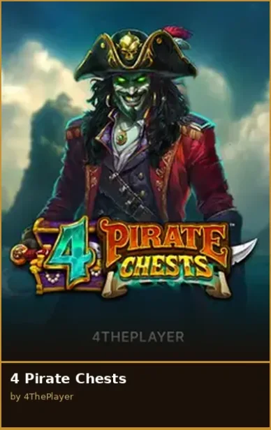 4 Pirate Chests