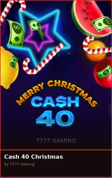 Cash 40 Christmas