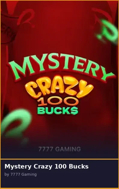 Mystery Crazy 100 Bucks