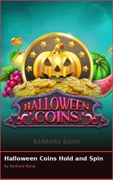 Halloween Coins Hold and Spin
