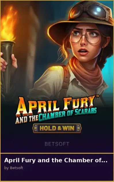 April Fury and the Chamber of Scarabs