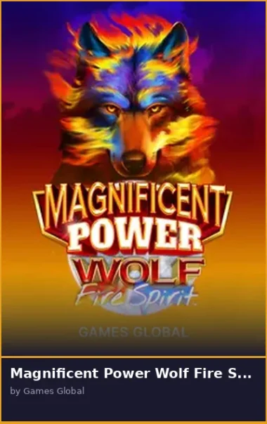 Magnificent Power Wolf Fire Spirit