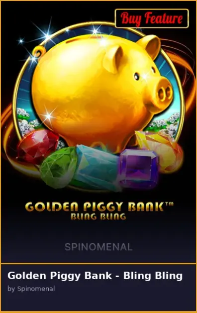 Golden Piggy Bank - Bling Bling